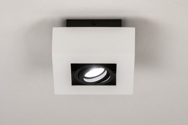 Stropní LED svítidlo do obýváku Rivolli Black and White 1 (LMD)