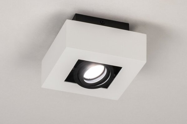 Stropní LED svítidlo do obýváku Rivolli Black and White 1 (LMD)