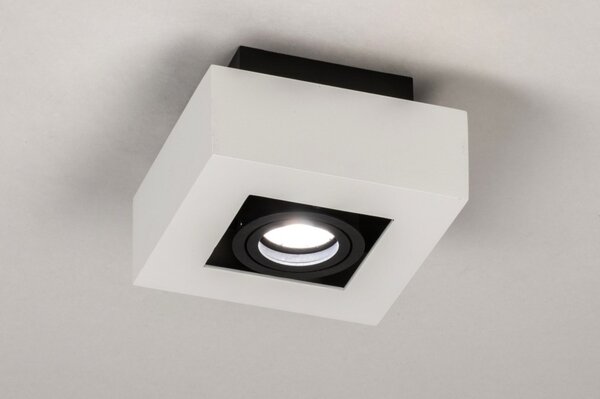 Stropní LED svítidlo do obýváku Rivolli Black and White 1 (LMD)