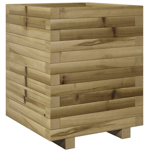 Zahradní truhlík 40 x 40 x 49,5 cm impregnované borové dřevo 3282513