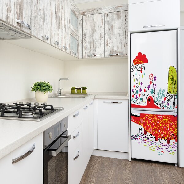 Nálepka fototapeta lednička Krokodýl FridgeStick-70x190-f-82374005