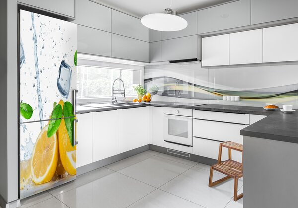 Nálepka na ledničku fototapeta Citron a led FridgeStick-70x190-f-82344620