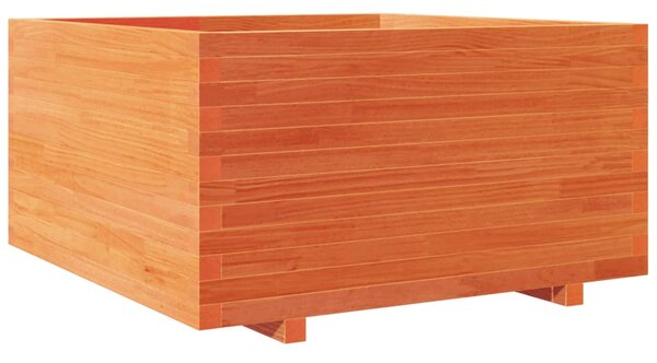Zahradní truhlík voskově hnědý 90x90x49,5 cm masivní borovice 3282536