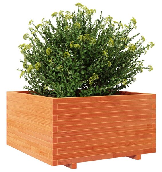 Zahradní truhlík voskově hnědý 90x90x49,5 cm masivní borovice 3282536