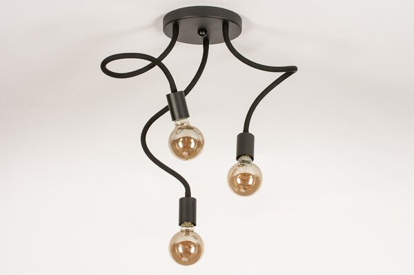 Stropní svítidlo do kuchyně Flexi Bulb 3 Black (LMD)