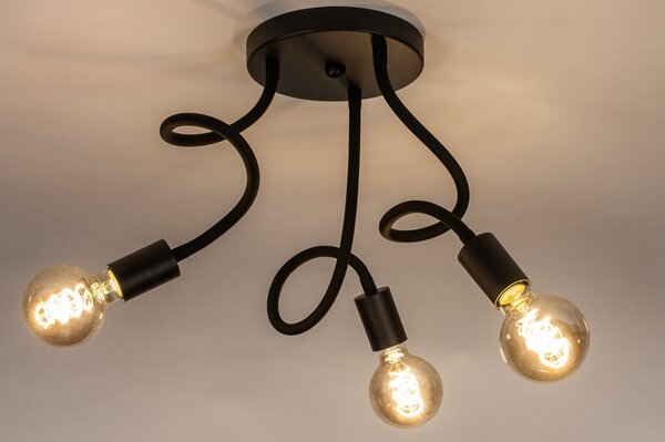 Stropní svítidlo do kuchyně Flexi Bulb 3 Black (LMD)