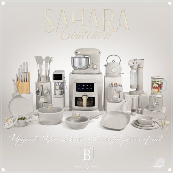 BERLINGERHAUS Výrobník sody SODABAR + 2 lahve Sahara Collection BH-8556