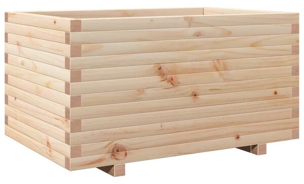 Zahradní truhlík 90 x 60 x 49,5 cm masivní borové dřevo 3282564