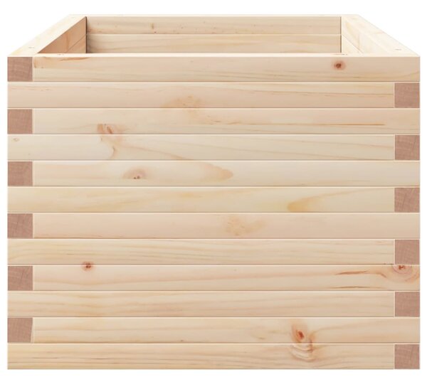 Zahradní truhlík 90 x 60 x 49,5 cm masivní borové dřevo 3282564