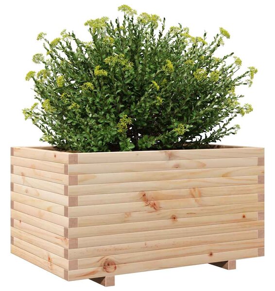 Zahradní truhlík 90 x 60 x 49,5 cm masivní borové dřevo 3282564