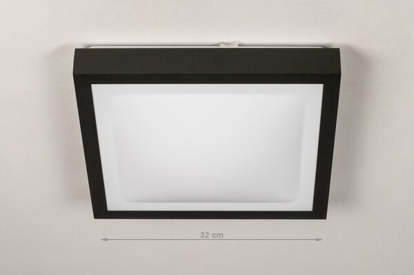 Stropní koupelnové svítidlo Trendline 32 Black (LMD)