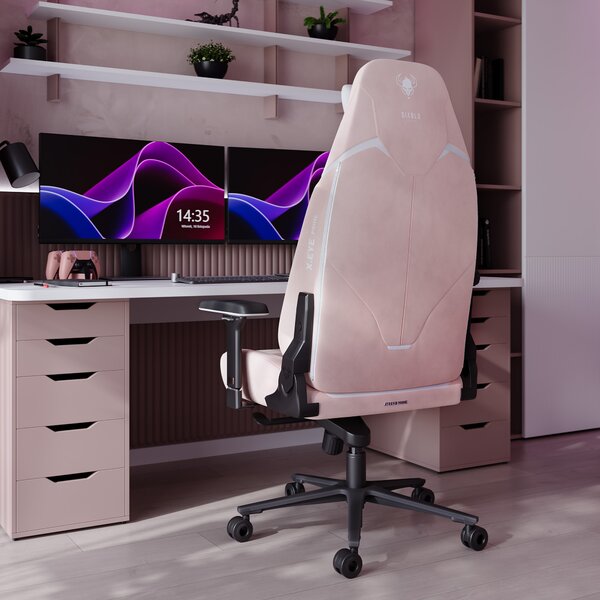 Růžové herní křeslo Diablo X.Eye Prime Akira Pink