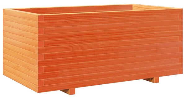 Zahradní truhlík voskově hnědý 110x60x49,5 cm masivní borovice 3282571