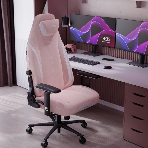 Růžové herní křeslo Diablo X.Eye Prime Akira Pink