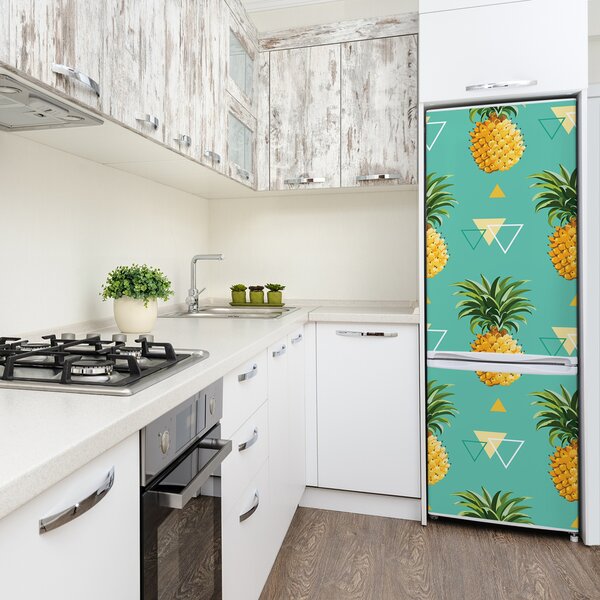 Nálepka na ledničku do domu Ananasy FridgeStick-70x190-f-82700276