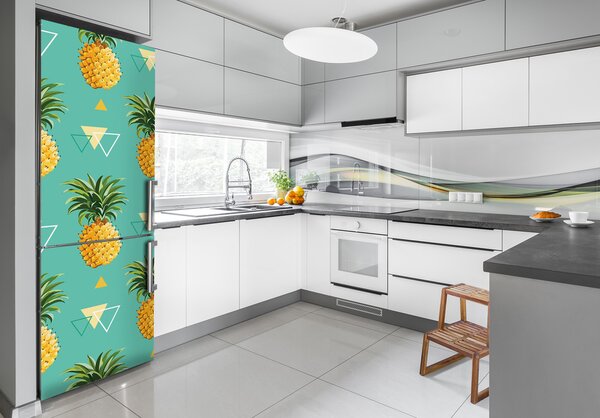 Nálepka na ledničku do domu Ananasy FridgeStick-70x190-f-82700276