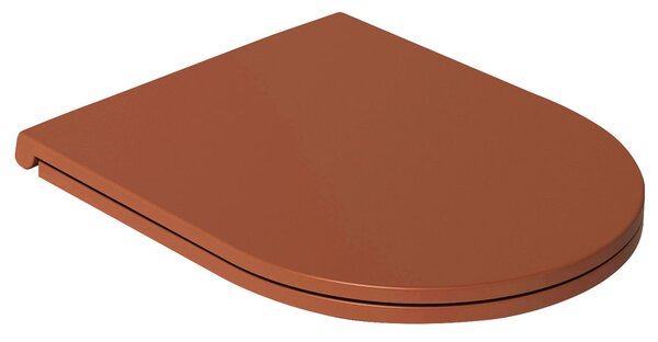 Isvea Isvea, INFINITY WC sedátko SLIM, Soft Close, Easy Take, terracotta, 40KF0548I