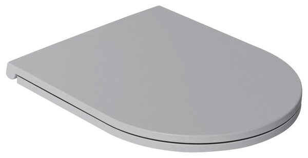 Isvea Isvea, INFINITY WC sedátko SLIM, Easy Take, Soft Close, stone grey, 40KF0547I-S