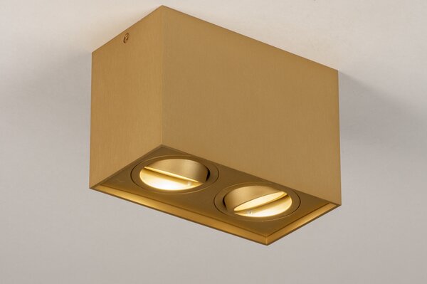 Stropní bodové LED svítidlo Tyler II Gold (LMD)