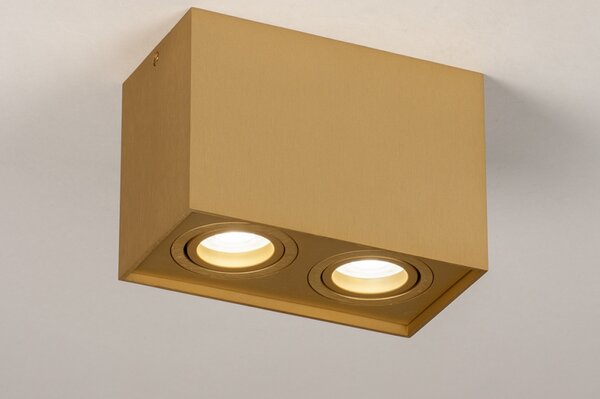 Stropní bodové LED svítidlo Tyler II Gold (LMD)