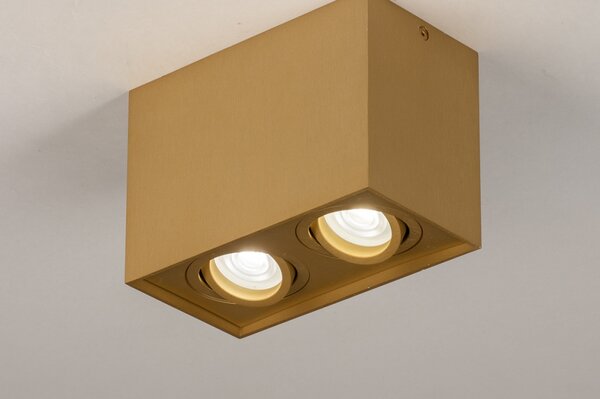 Stropní bodové LED svítidlo Tyler II Gold (LMD)
