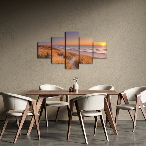 Obraz - Pláž při západu slunce (125x70 cm)