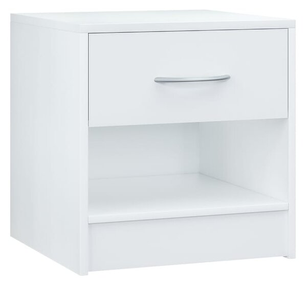 FurniGO Noční stolek Kiel 41x39x28cm - bílý