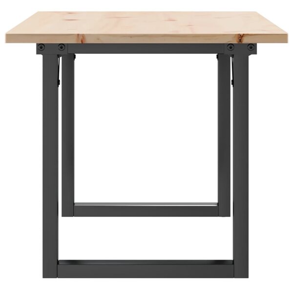 Konferenční stolek s O rámem 90x40x45 cm borové dřevo a ocel 3282664