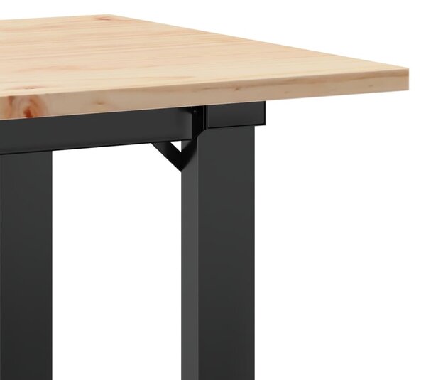 Konferenční stolek s O rámem 90x40x45 cm borové dřevo a ocel 3282664