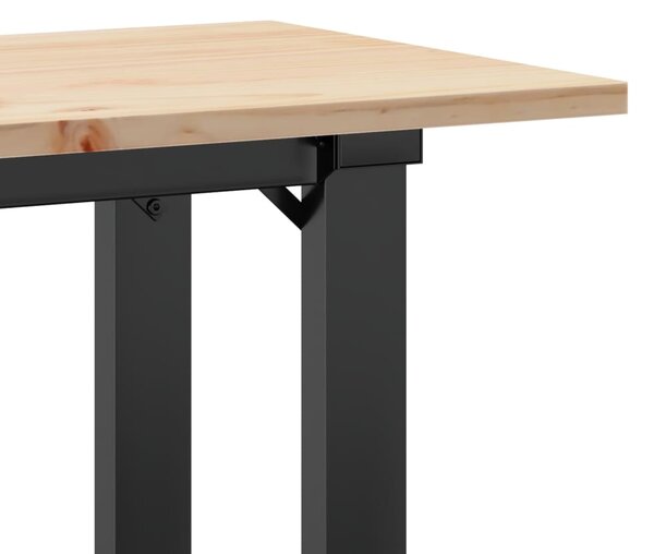 Konferenční stolek s O rámem 110x40x45 cm borové dřevo a ocel 3282667
