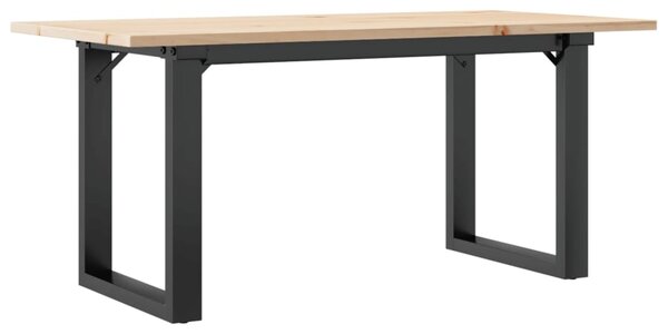 Konferenční stolek s O rámem 90x40x45 cm borové dřevo a ocel 3282664