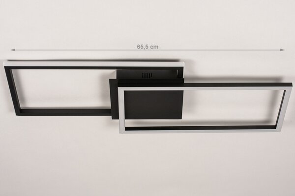 Stropní stmívatelné LED svítidlo do kuchyně Villon Black (LMD)