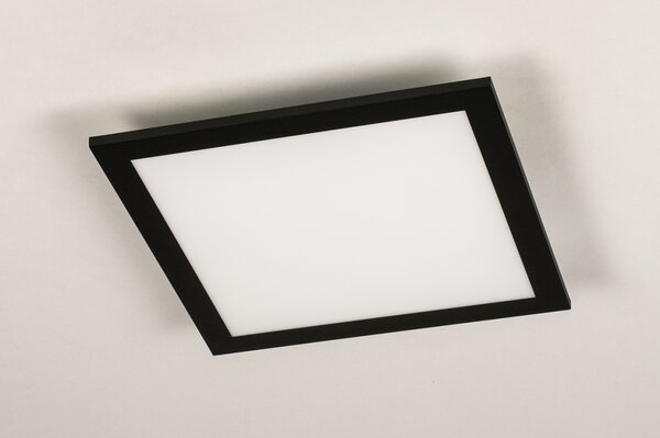 Stropní stmívatelné LED svítidlo Montreal Black 30 (LMD)