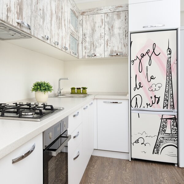 Nálepka tapeta na ledničku Eiffelova věž Paříž FridgeStick-70x190-f-83608370