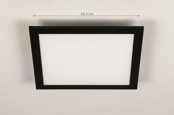 Stropní stmívatelné LED svítidlo Montreal Black 30 (LMD)