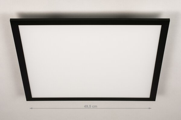 Stropní stmívatelné LED svítidlo Montreal Black 50 (LMD)