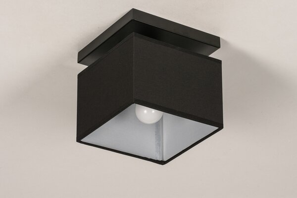 Stropní designové černé svítidlo do ložnice Anders Black and Black I (LMD)
