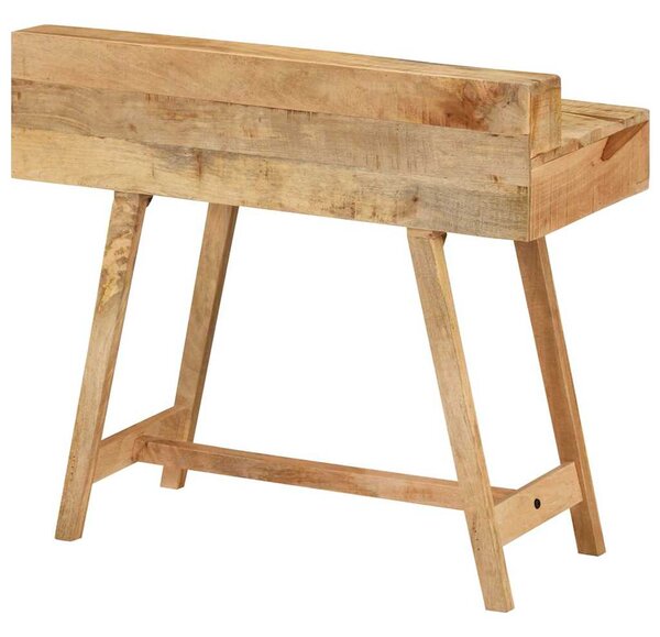 Psací stůl 100 x 45 x 90 cm masivní hrubé mangovníkové dřevo 328269