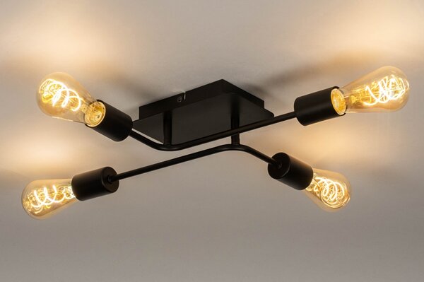 Stropní svítidlo do kuchyně Sydney Vertic 51 Black (LMD)
