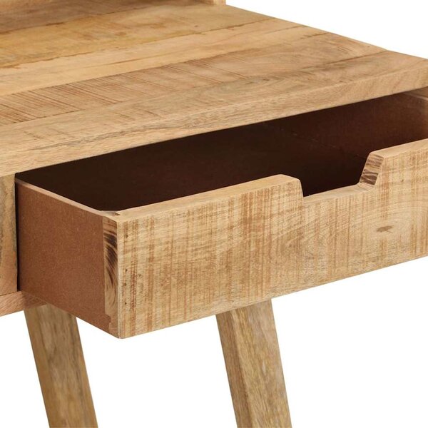 Psací stůl 100 x 45 x 90 cm masivní hrubé mangovníkové dřevo 328269
