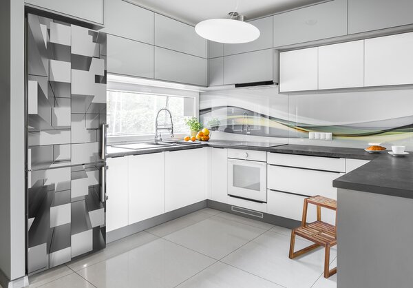 Nálepka s fotografií na ledničku Abstrakce pozadí FridgeStick-70x190-f-83652643