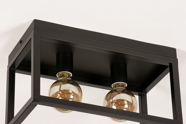 Stropní svítidlo do obýváku Boston Black 36 (LMD)
