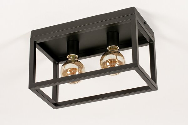 Stropní svítidlo do obýváku Boston Black 36 (LMD)