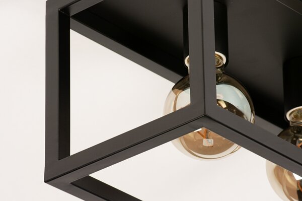 Stropní svítidlo do obýváku Boston Black 36 (LMD)