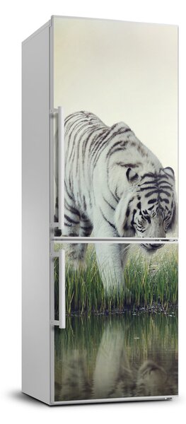 Samolepící nálepka na ledničku Bílý tygr FridgeStick-70x190-f-84071201