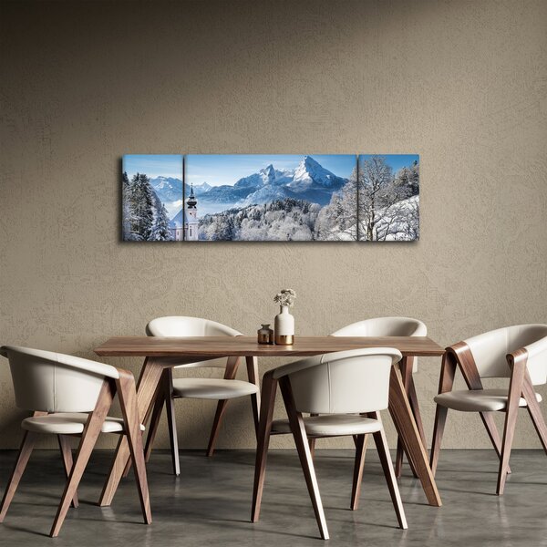Obraz - Váhled na zimní krajinu (170x50 cm)