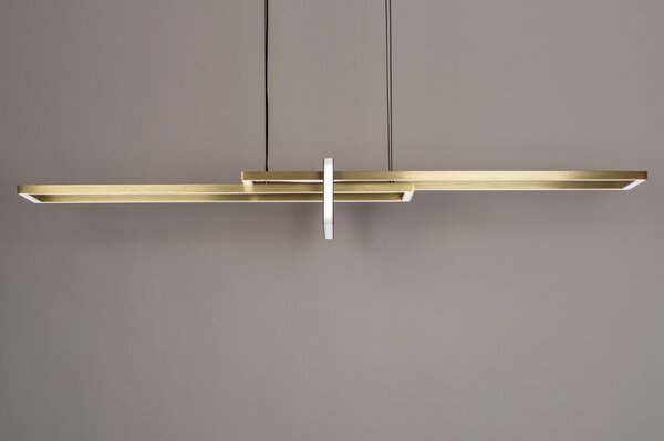 Závěsné LED svítidlo nad jídelní stůl Bernoldi Black and Gold (LMD)