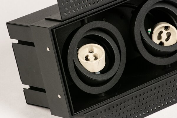 Zápustné svítidlo Duo Black (LMD)