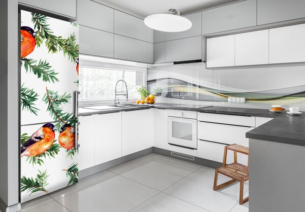 Nálepka fototapeta lednička Červenka obecná jehličňan FridgeStick-70x190-f-93490793