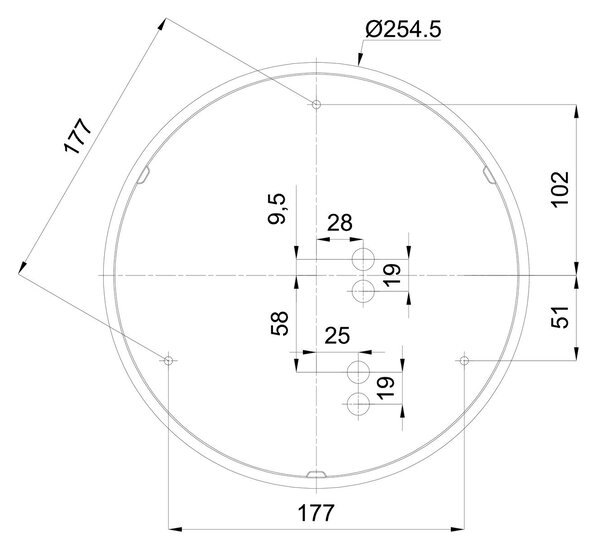OS AUR70864 AURA 8 IP stropní/nástěnné skleněné svítidlo bílá IP65 4000 K 11W LED DALI (původní kód OS 70864) - OSMONT